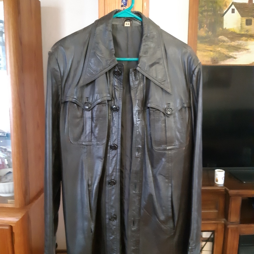 Mens leather jacket